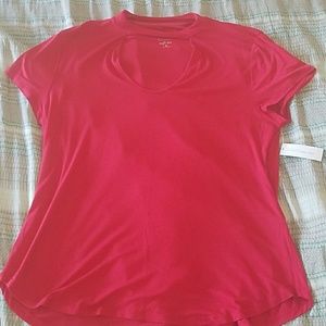 New York & Company Soho Jeans Keyhole Tee